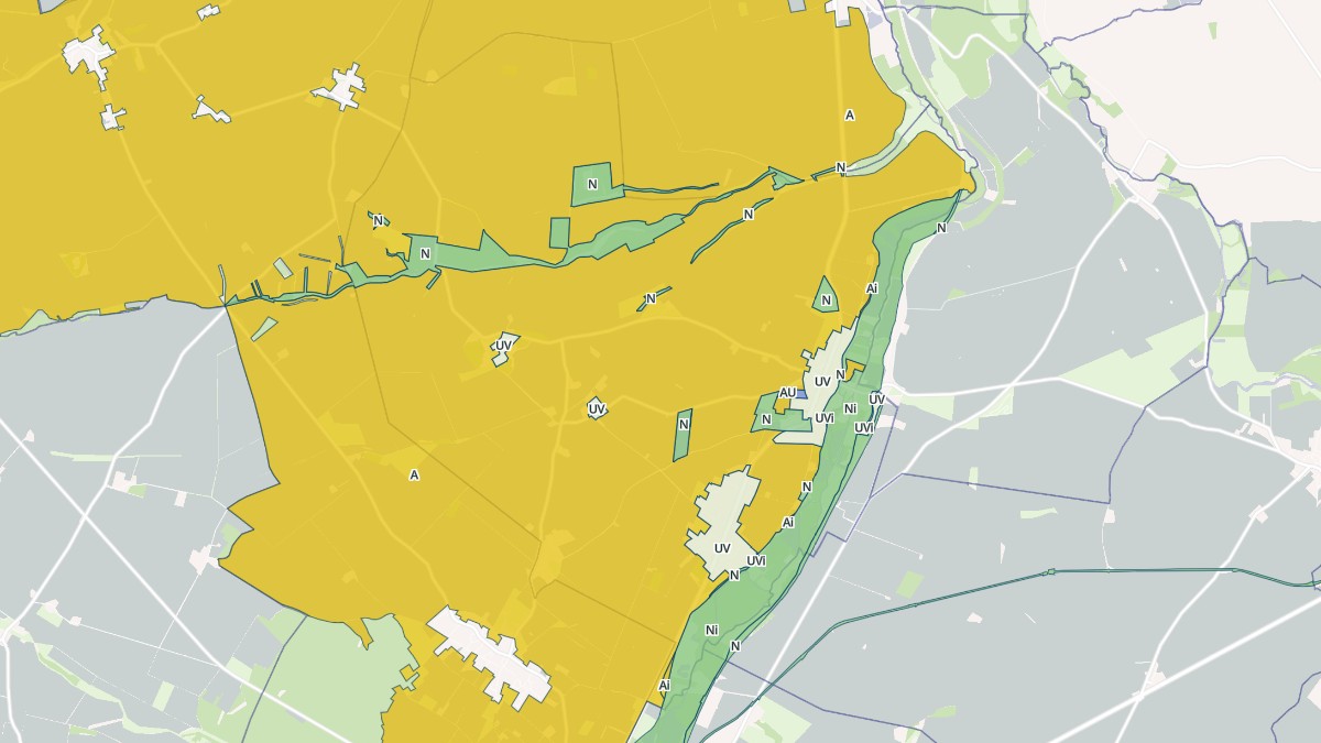 Aperçu cartographique de Sainte-Lizaigne, centré sur la commune