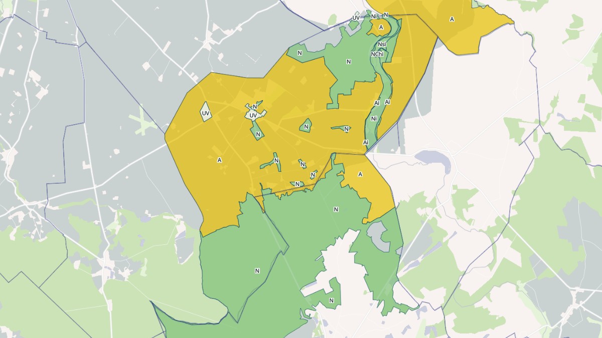 Aperçu cartographique de Ségry, centré sur la commune