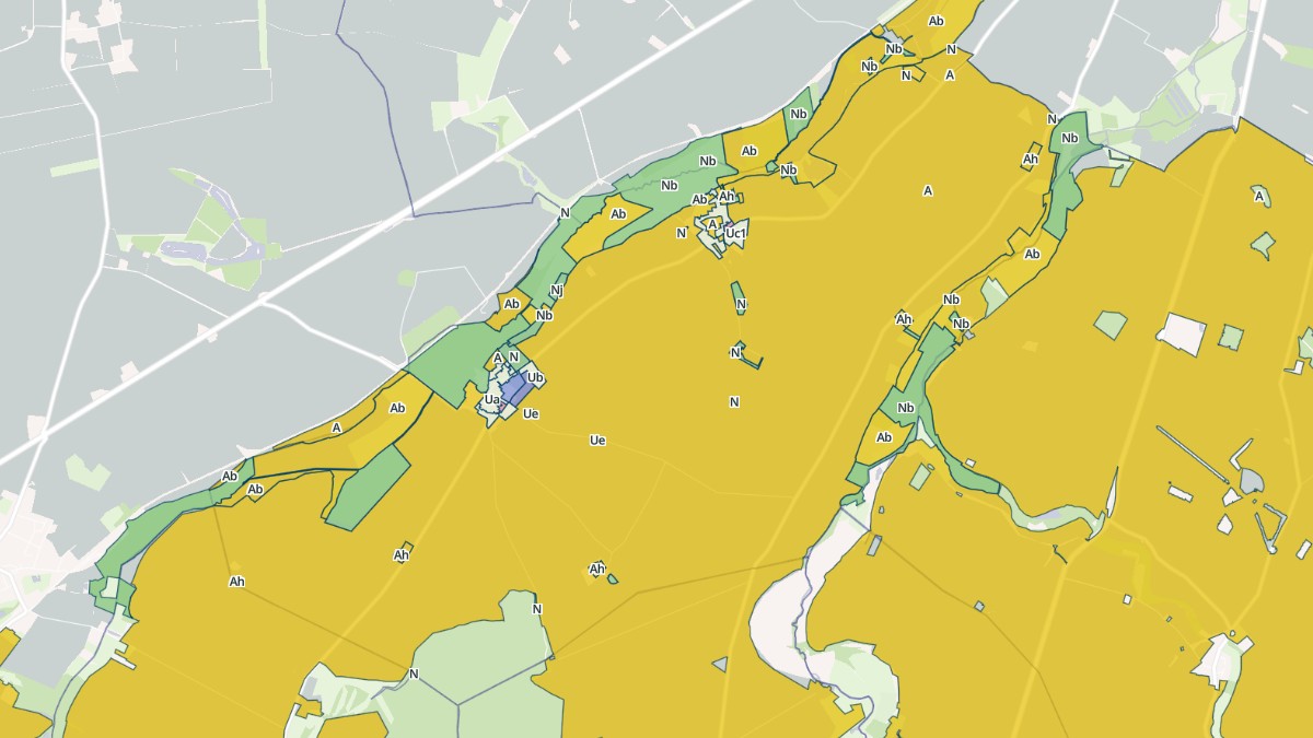 Aperçu cartographique de Thizay, centré sur la commune