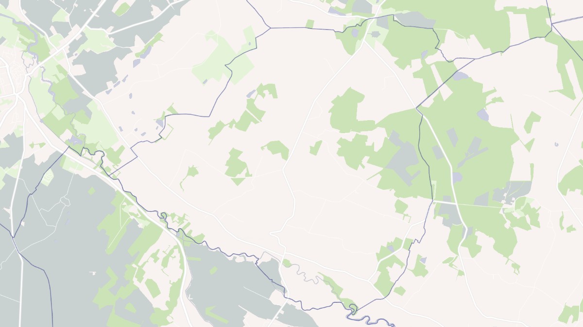Aperçu cartographique de Le Tranger, centré sur la commune
