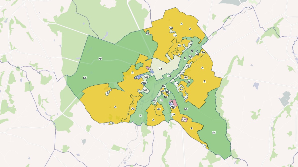 Aperçu cartographique de Valençay, centré sur la commune