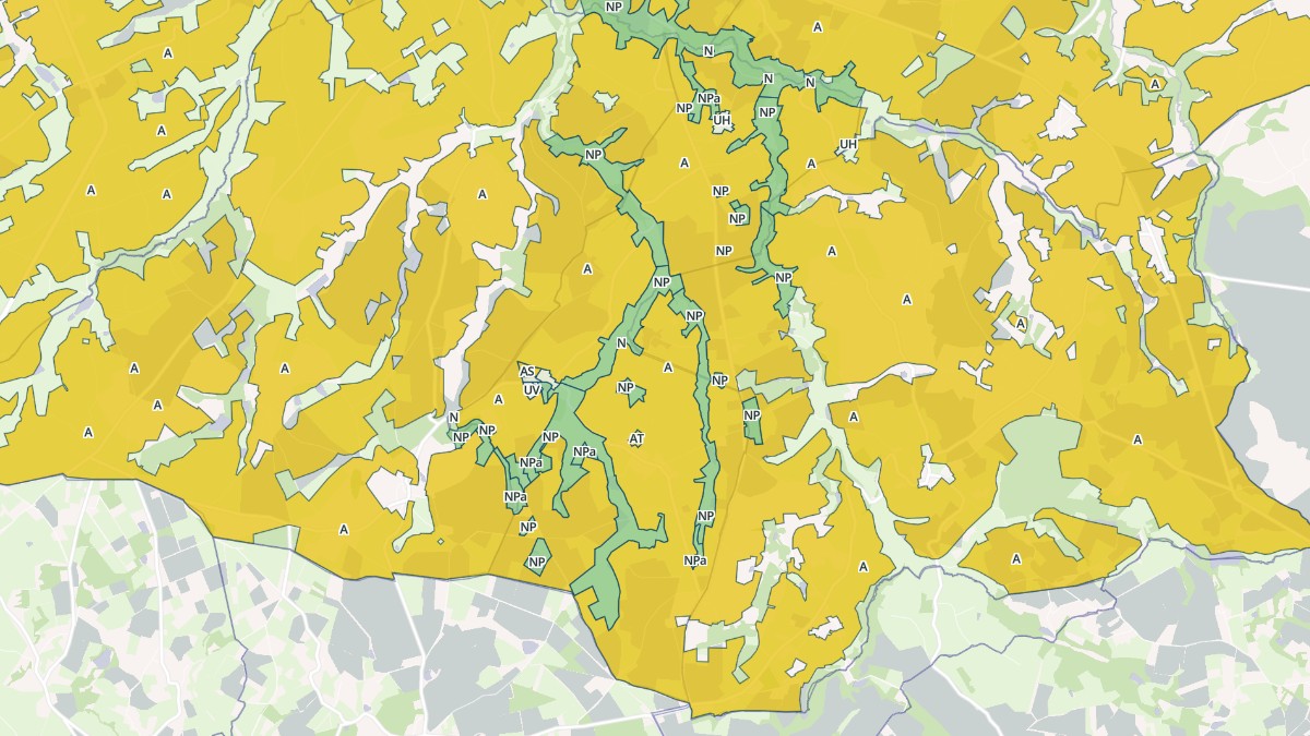 Aperçu cartographique de Vigoulant, centré sur la commune