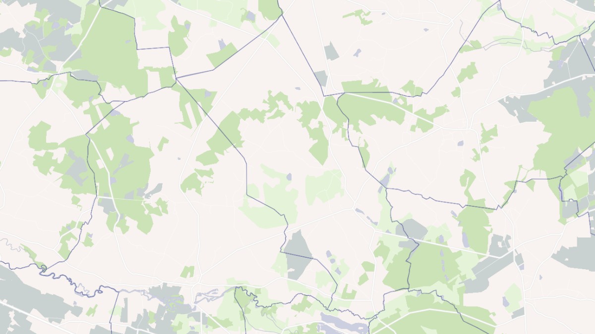 Aperçu cartographique de Villegouin, centré sur la commune