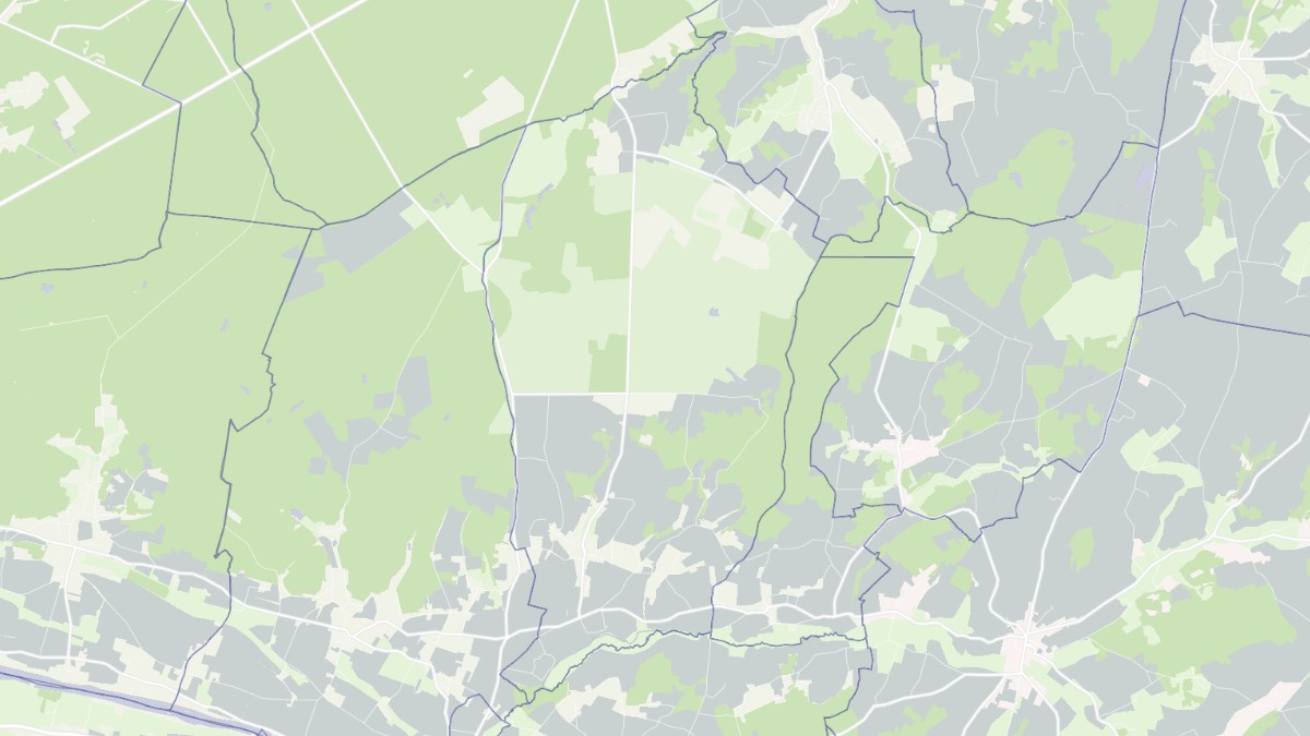 Aperçu cartographique de Avon-les-Roches, centré sur la commune