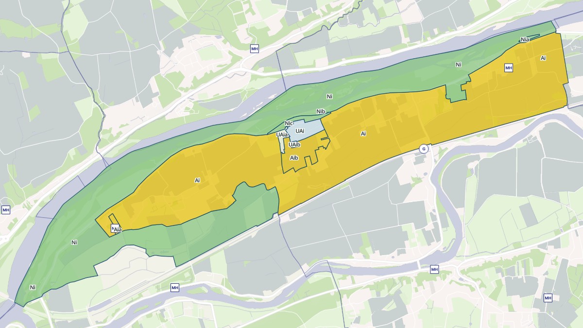 Aperçu cartographique de Berthenay, centré sur la commune
