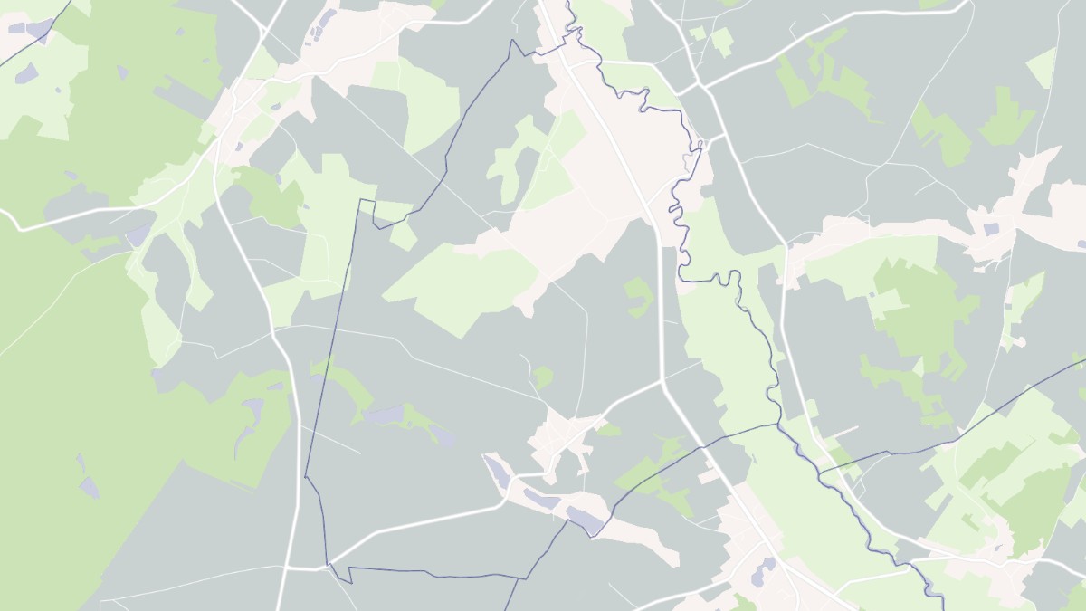 Aperçu cartographique de Bridoré, centré sur la commune