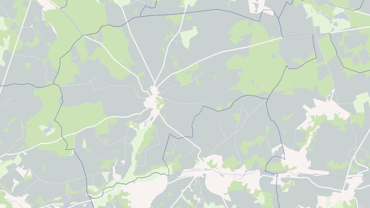Aperçu cartographique de La Celle-Guenand, centré sur la commune