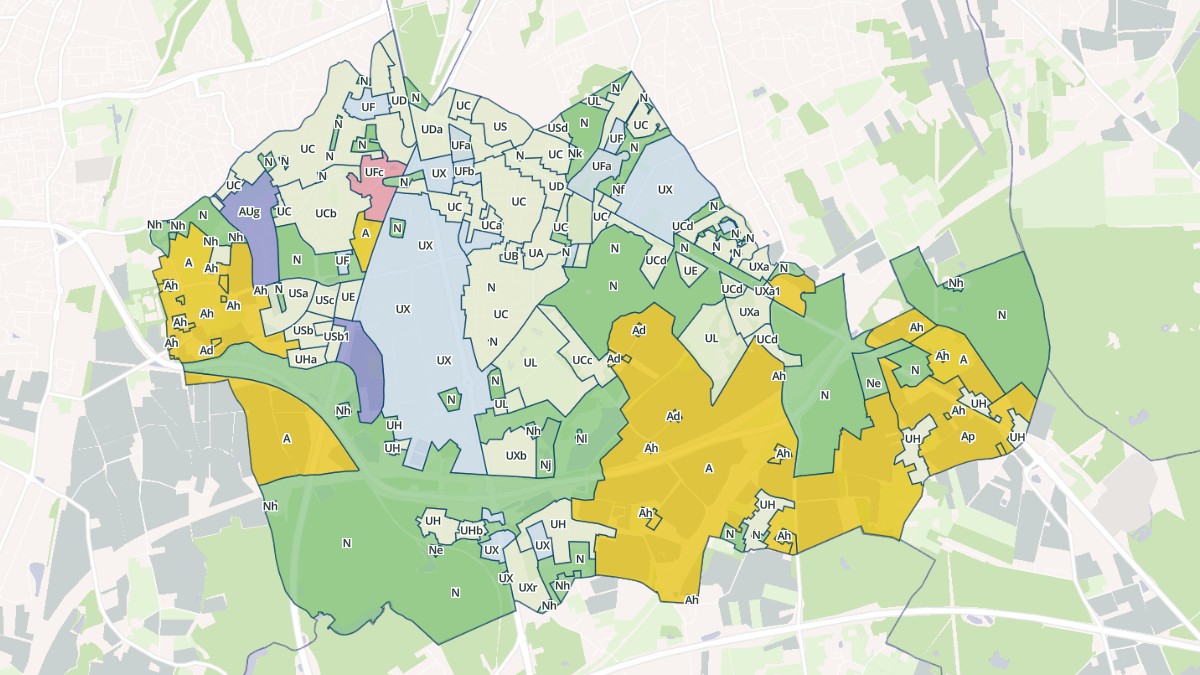 Aperçu cartographique de Chambray-lès-Tours, centré sur la commune