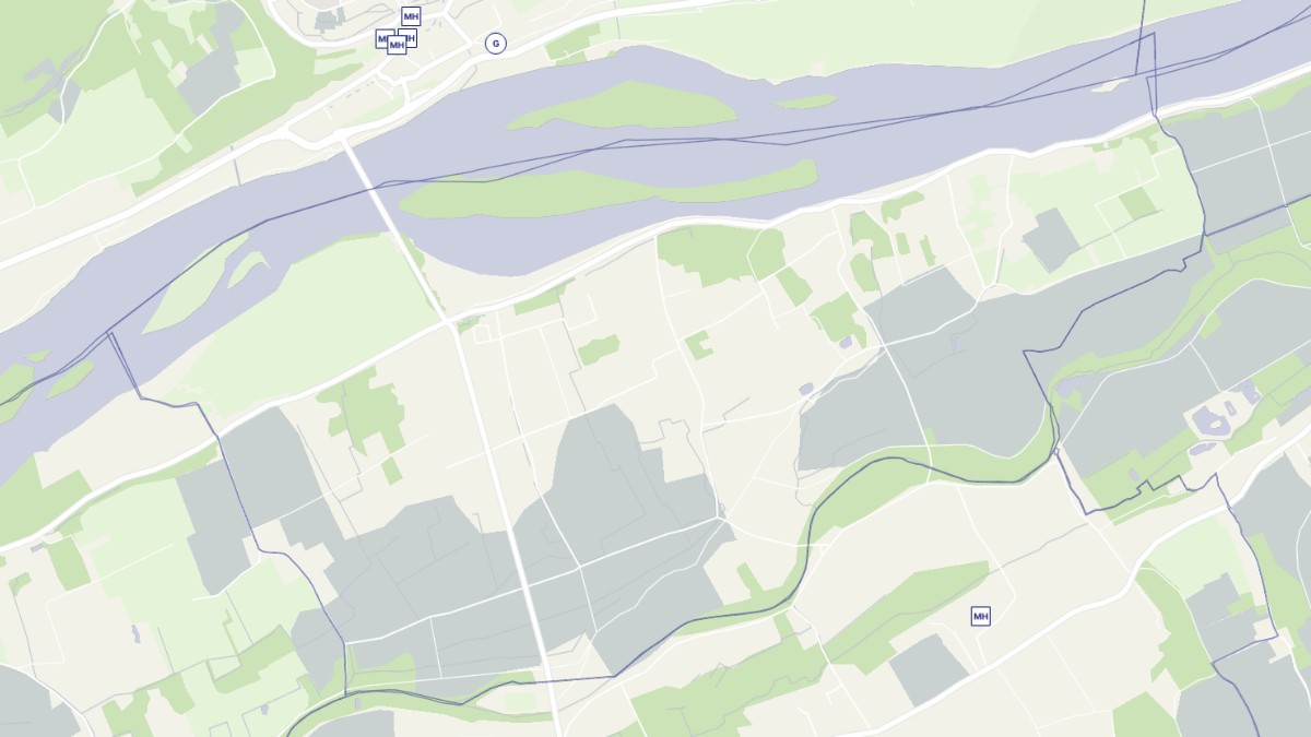 Aperçu cartographique de La Chapelle-aux-Naux, centré sur la commune