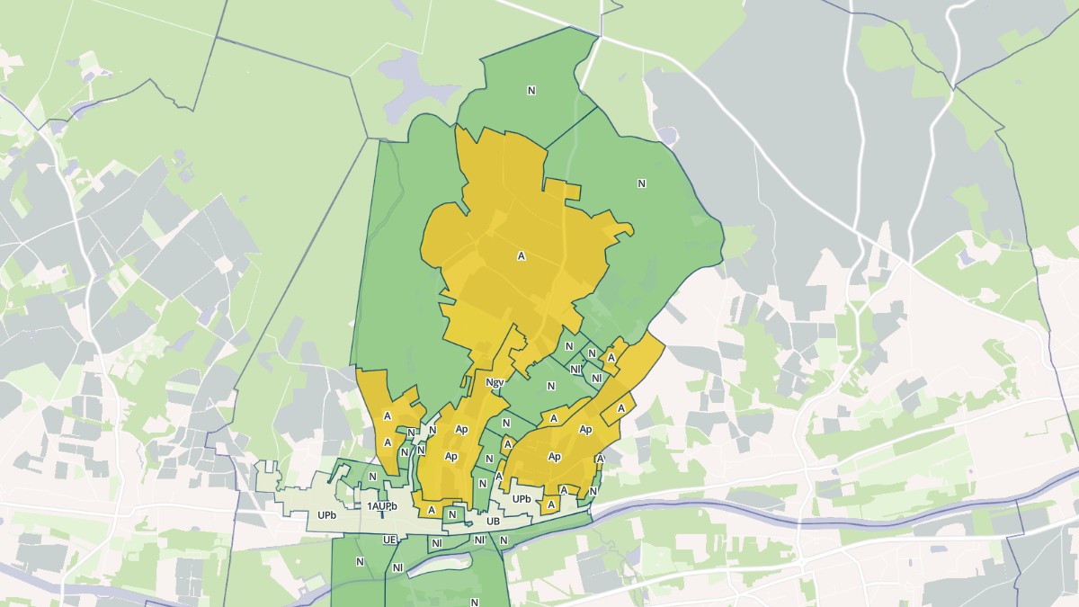 Aperçu cartographique de Chisseaux, centré sur la commune