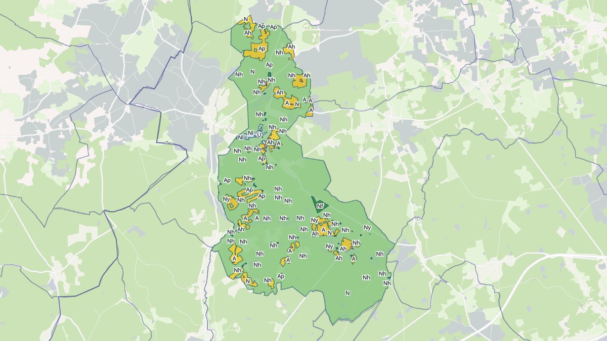 Aperçu cartographique de Continvoir, centré sur la commune