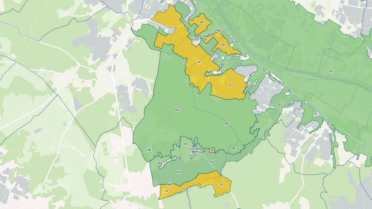 Aperçu cartographique de Couziers, centré sur la commune
