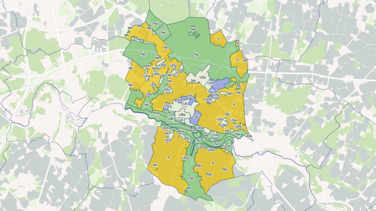 Aperçu cartographique de Esvres, centré sur la commune