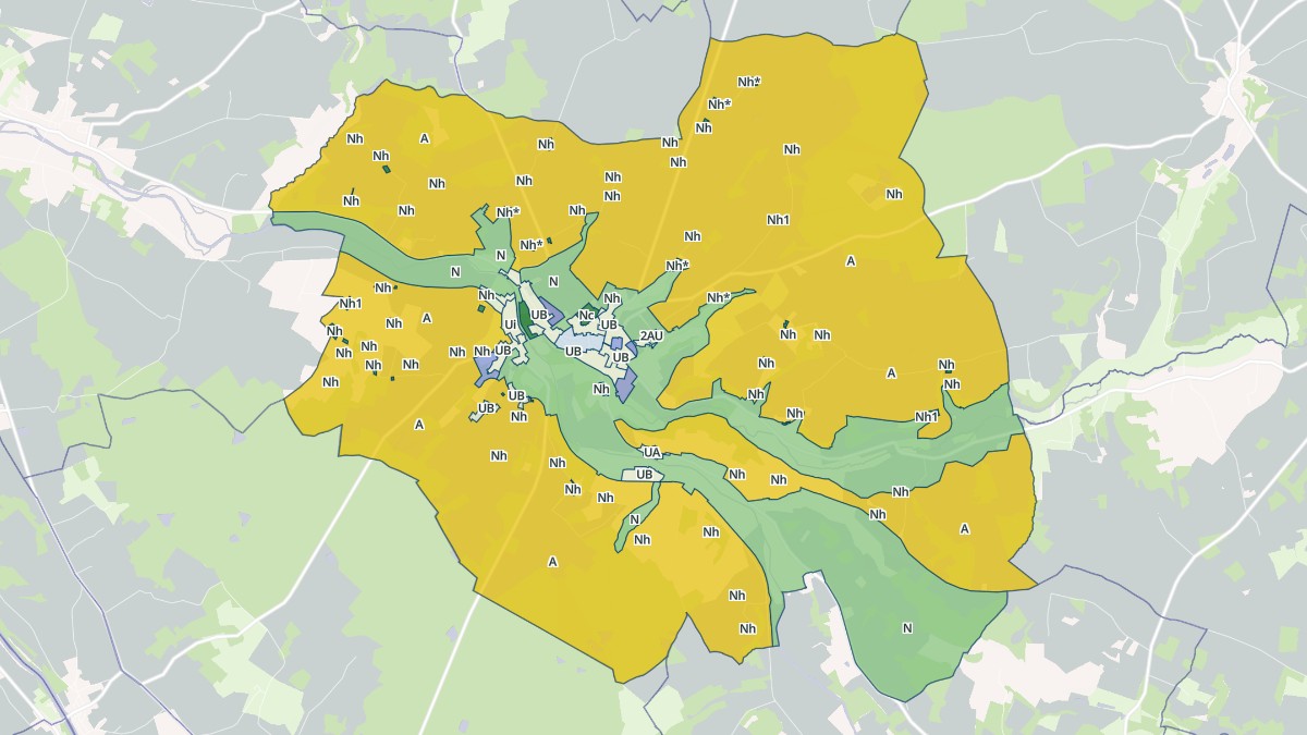 Aperçu cartographique de Le Grand-Pressigny, centré sur la commune