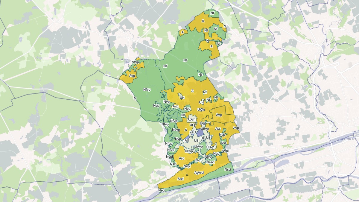 Aperçu cartographique de Luynes, centré sur la commune