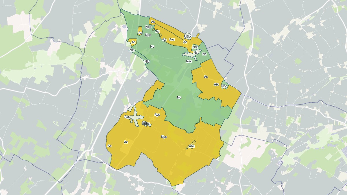 Aperçu cartographique de Marçay, centré sur la commune