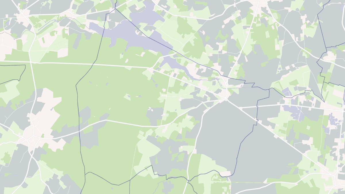 Aperçu cartographique de Rillé, centré sur la commune