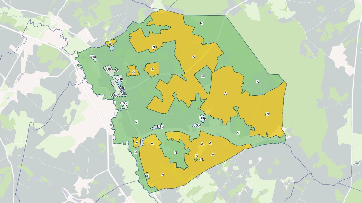 Aperçu cartographique de Saint-Hippolyte, centré sur la commune