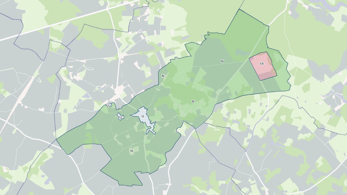 Aperçu cartographique de Saint-Laurent-de-Lin, centré sur la commune