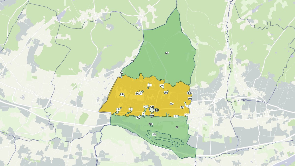 Aperçu cartographique de Saint-Nicolas-de-Bourgueil, centré sur la commune