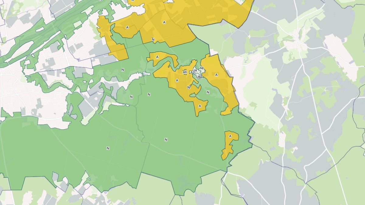 Aperçu cartographique de Souvigny-de-Touraine, centré sur la commune