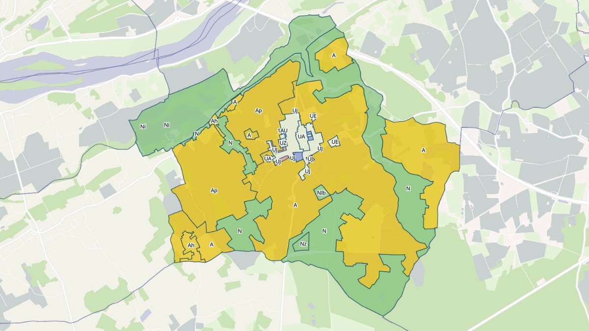 Aperçu cartographique de Vallères, centré sur la commune