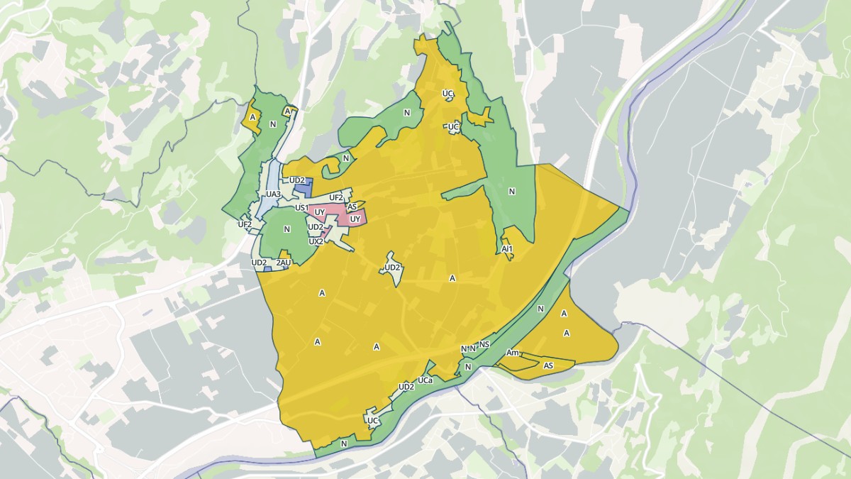 Aperçu cartographique de L'Albenc, centré sur la commune