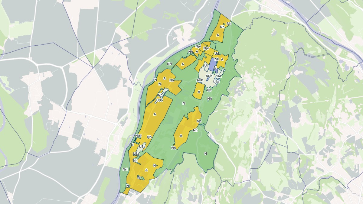 Aperçu cartographique de La Balme-les-Grottes, centré sur la commune