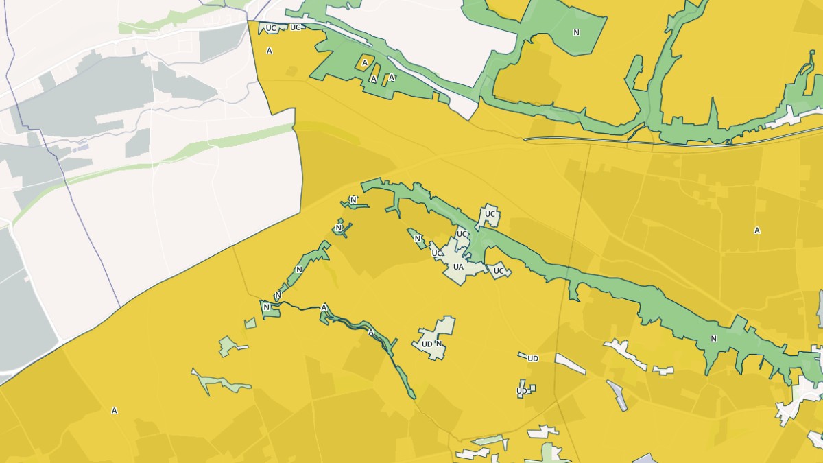 Aperçu cartographique de Beaufort, centré sur la commune