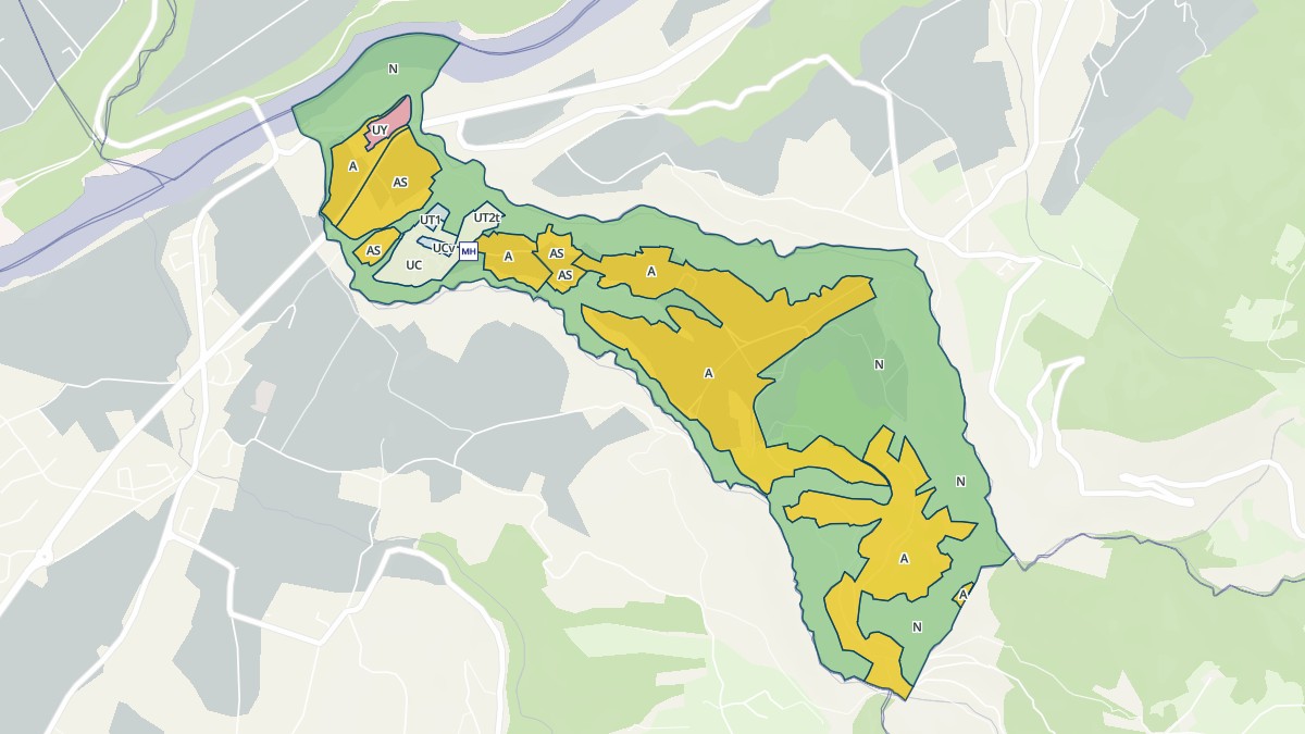 Aperçu cartographique de Beauvoir-en-Royans, centré sur la commune