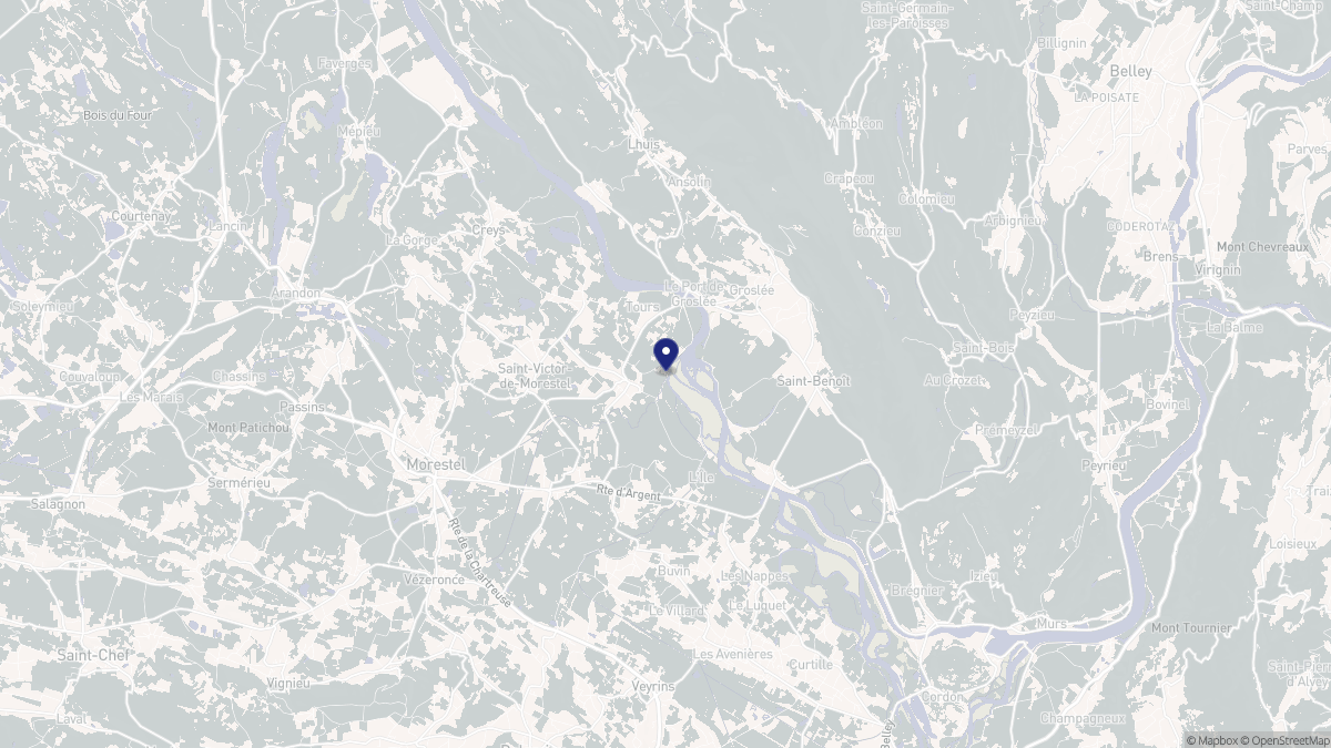 Aperçu cartographique de Brangues, centré sur la commune