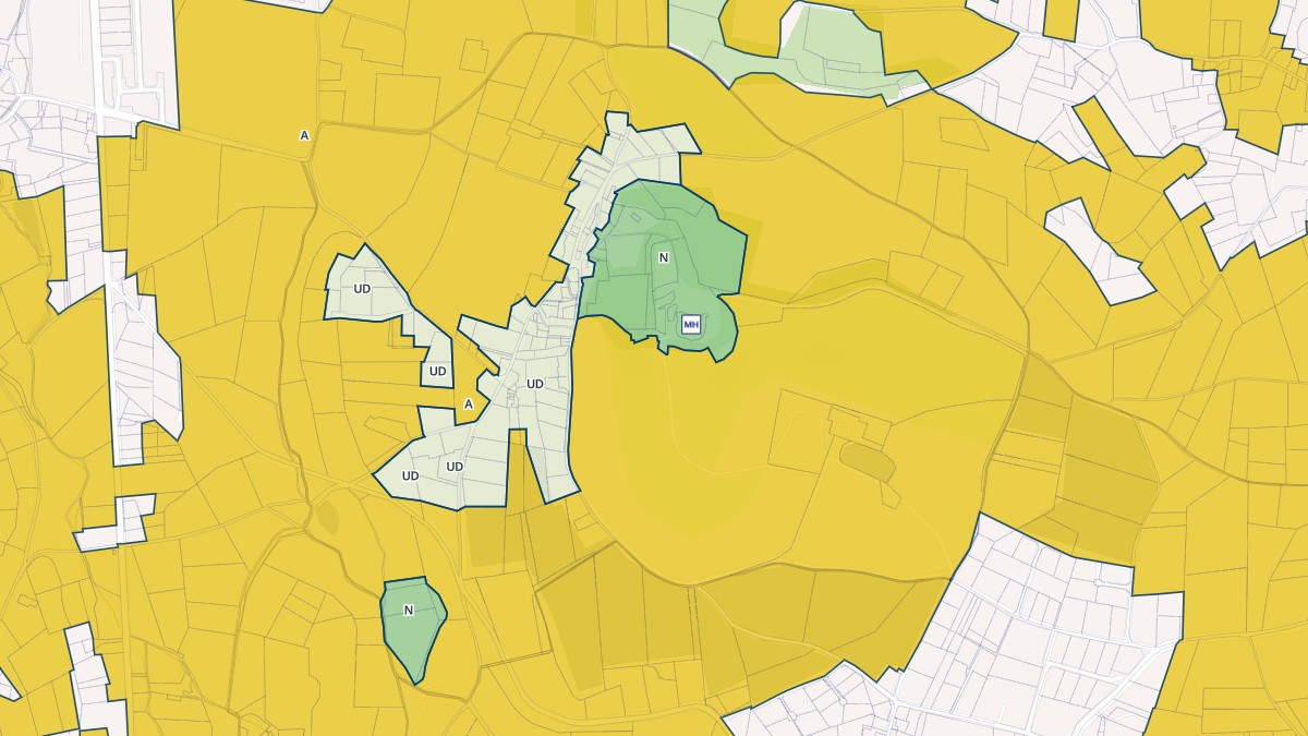 Aperçu cartographique de Bressieux, centré sur la commune