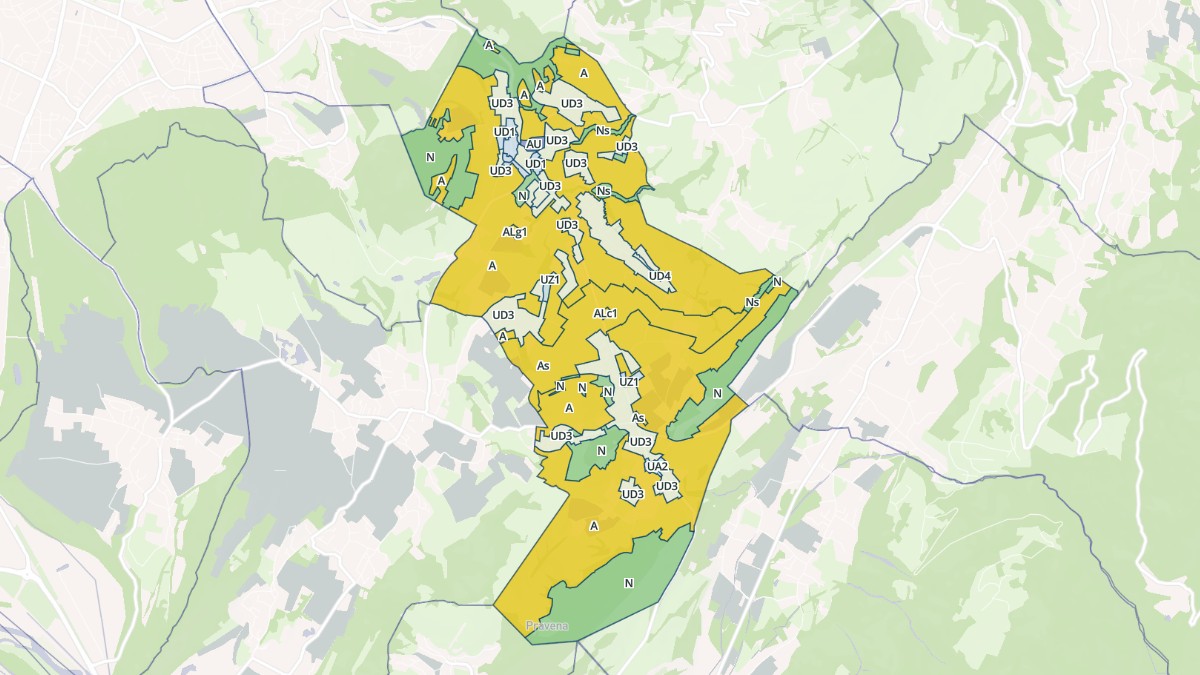 Aperçu cartographique de Brié-et-Angonnes, centré sur la commune
