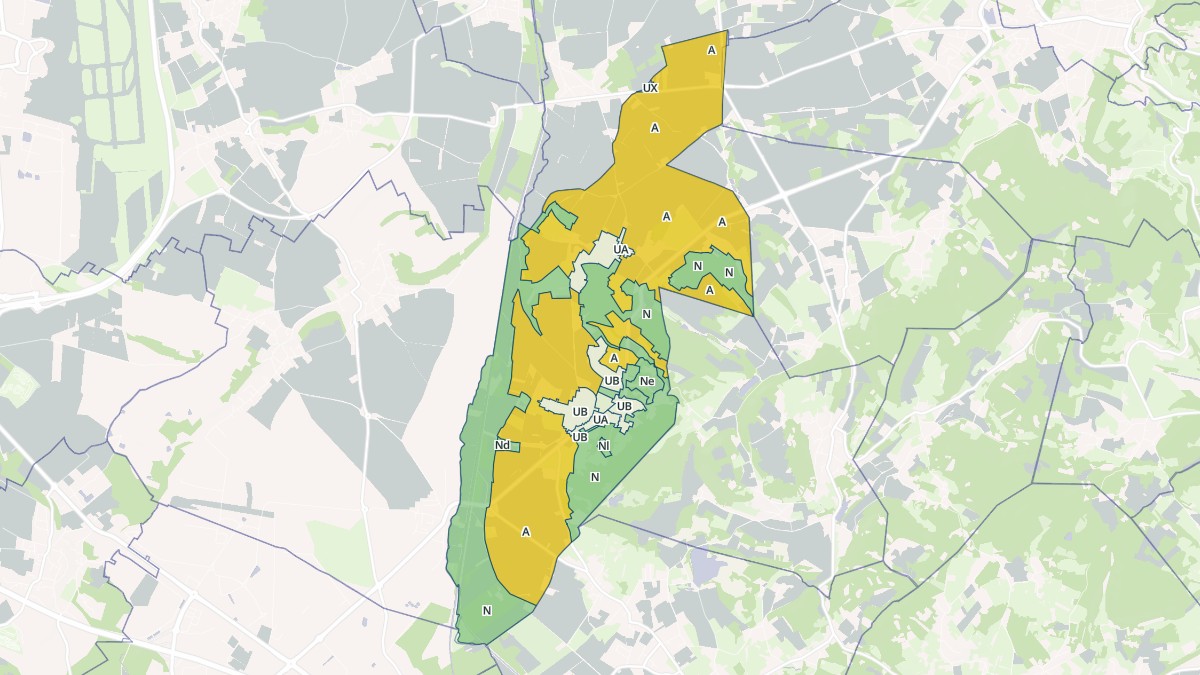 Aperçu cartographique de Chamagnieu, centré sur la commune