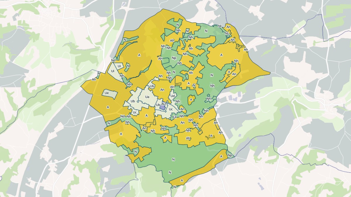 Aperçu cartographique de Charantonnay, centré sur la commune