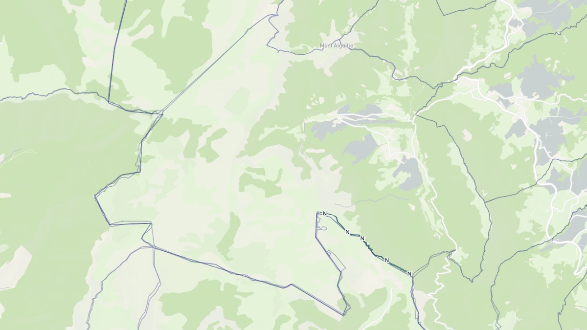 Aperçu cartographique de Chichilianne, centré sur la commune