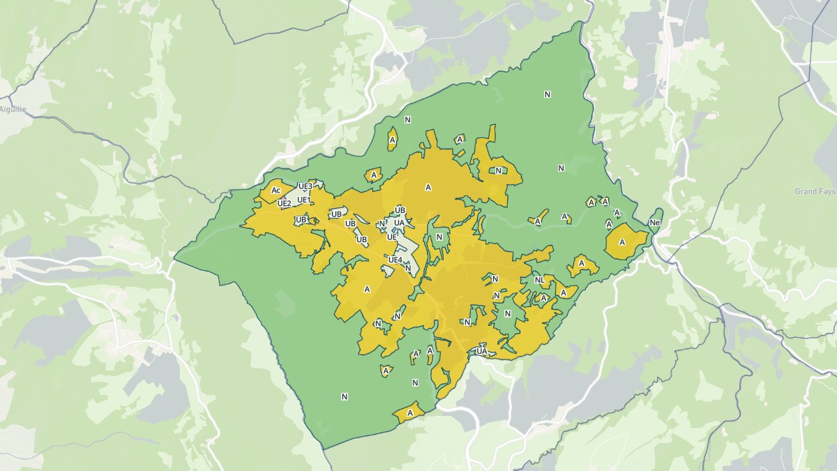 Aperçu cartographique de Clelles, centré sur la commune