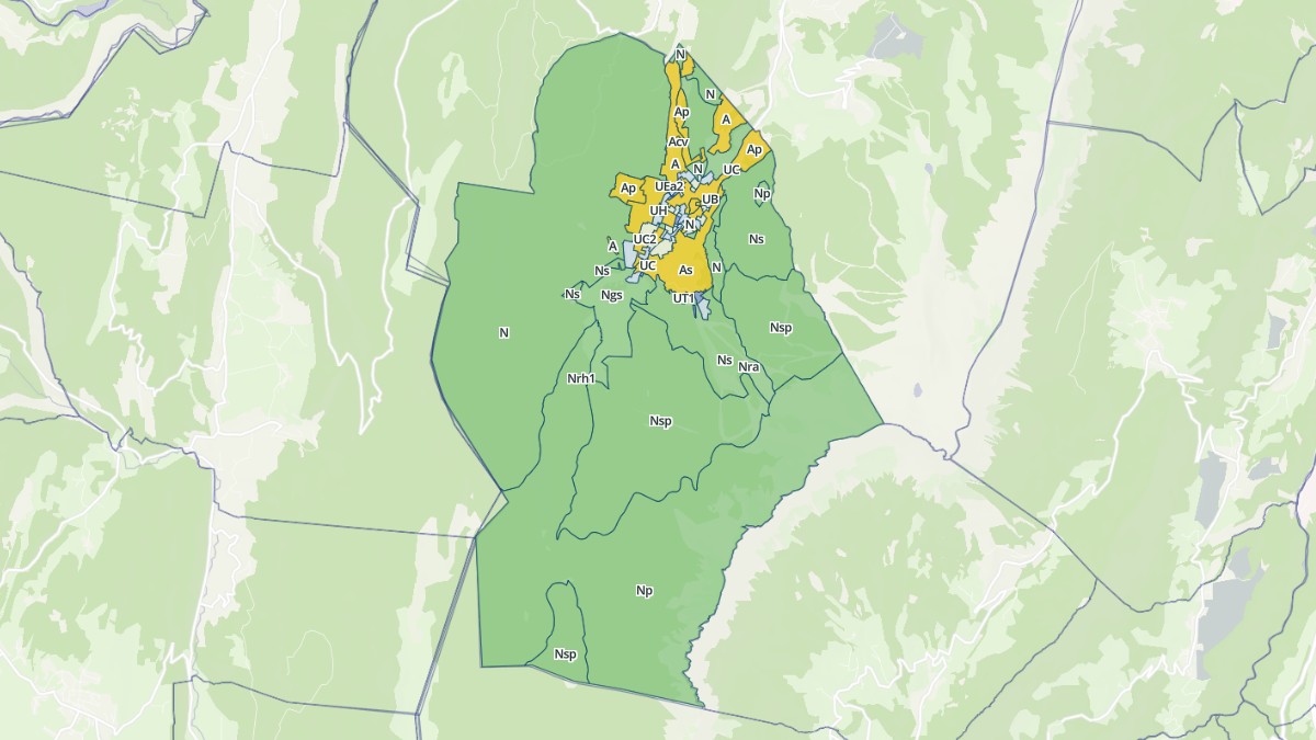 Aperçu cartographique de Corrençon-en-Vercors, centré sur la commune