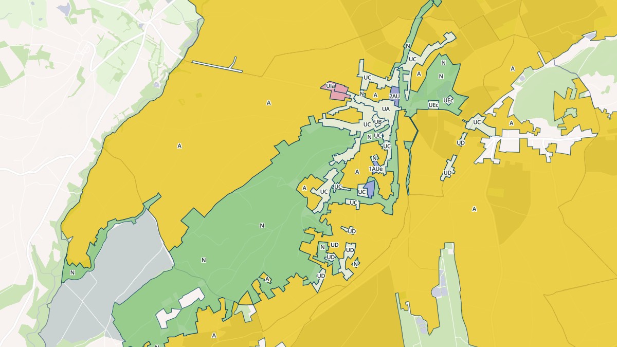 Aperçu cartographique de Faramans, centré sur la commune