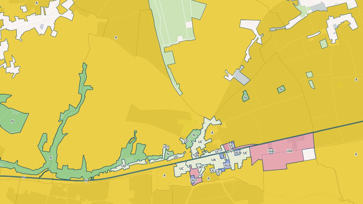 Aperçu cartographique de Marcilloles, centré sur la commune