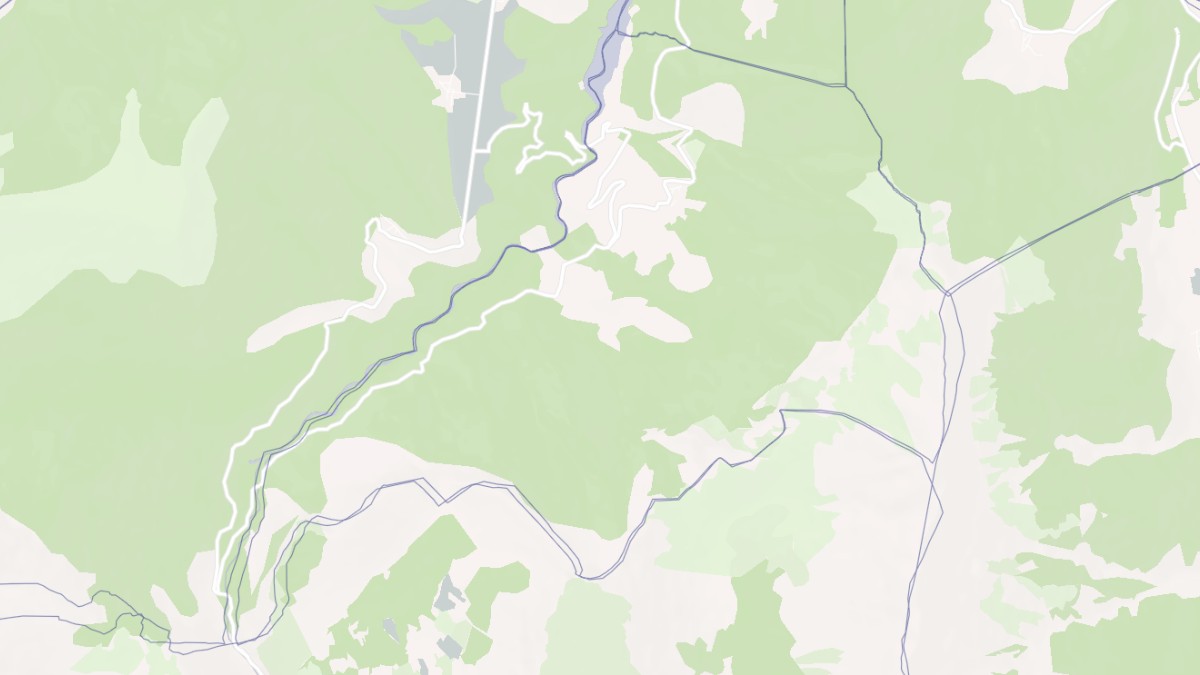 Aperçu cartographique de Monestier-d'Ambel, centré sur la commune