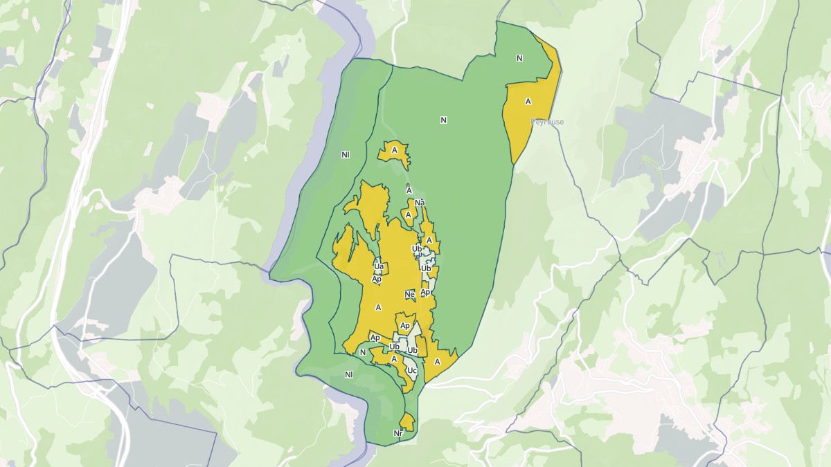 Aperçu cartographique de Monteynard, centré sur la commune