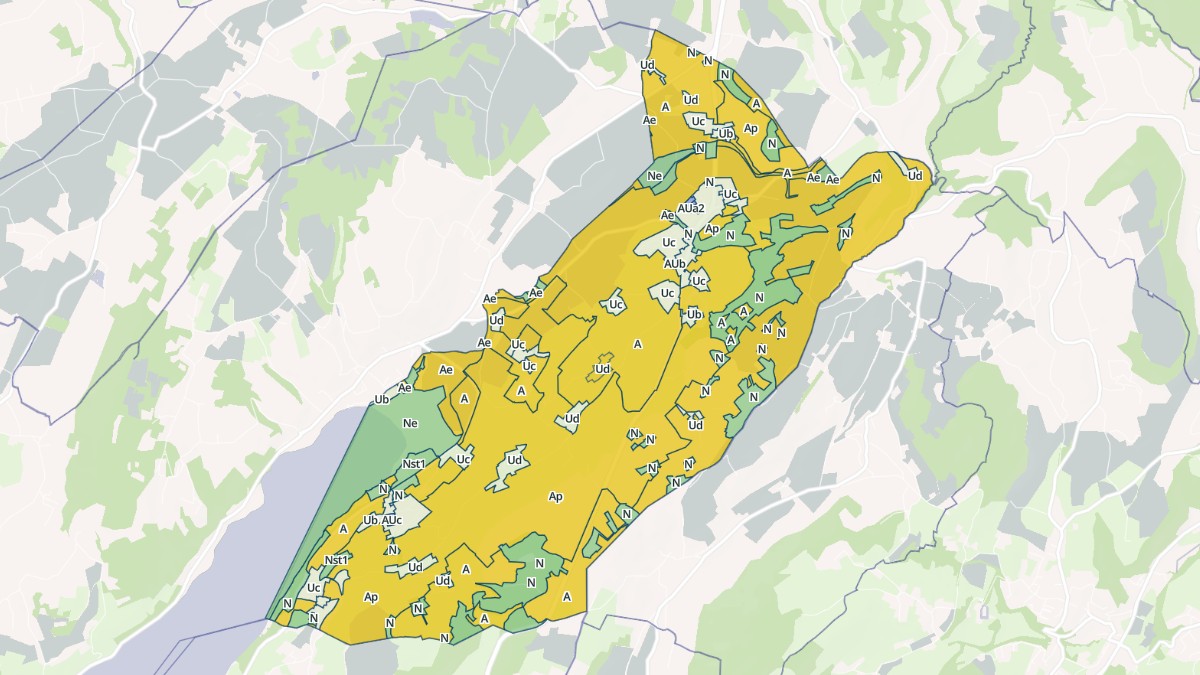 Aperçu cartographique de Montferrat, centré sur la commune