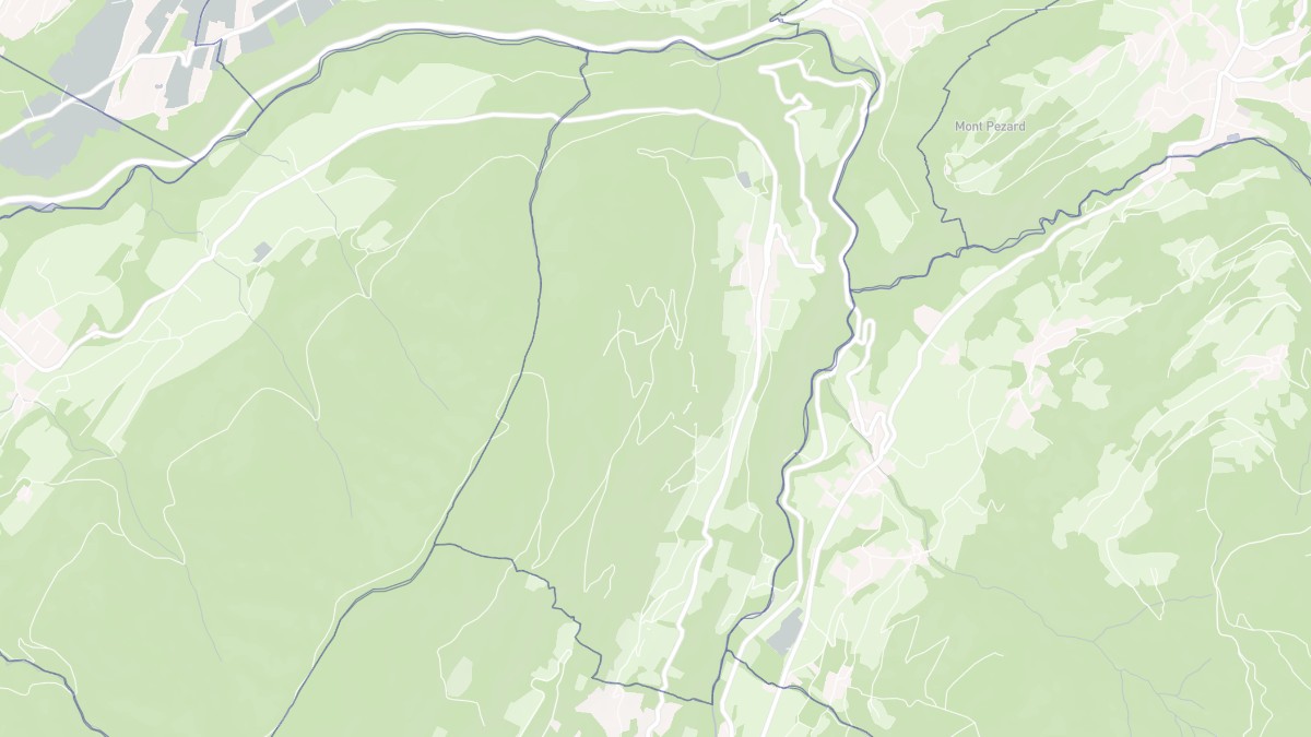 Aperçu cartographique de Le Moutaret, centré sur la commune