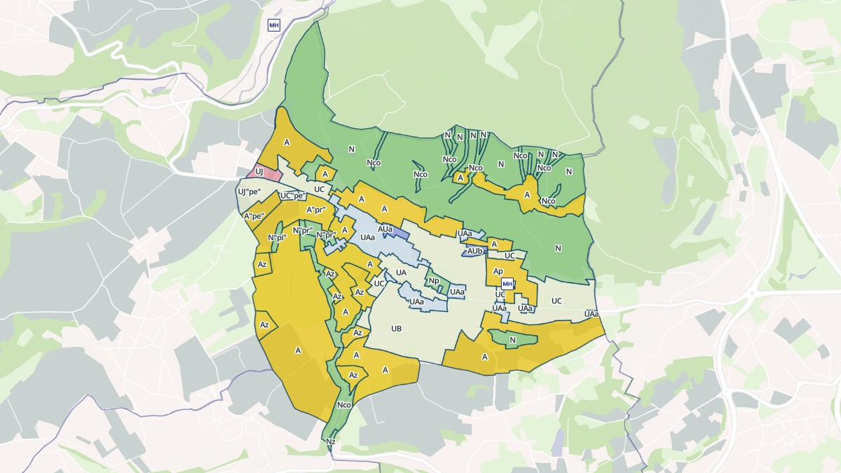 Aperçu cartographique de La Murette, centré sur la commune