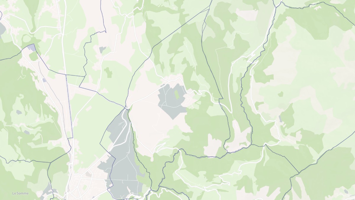 Aperçu cartographique de Nantes-en-Ratier, centré sur la commune
