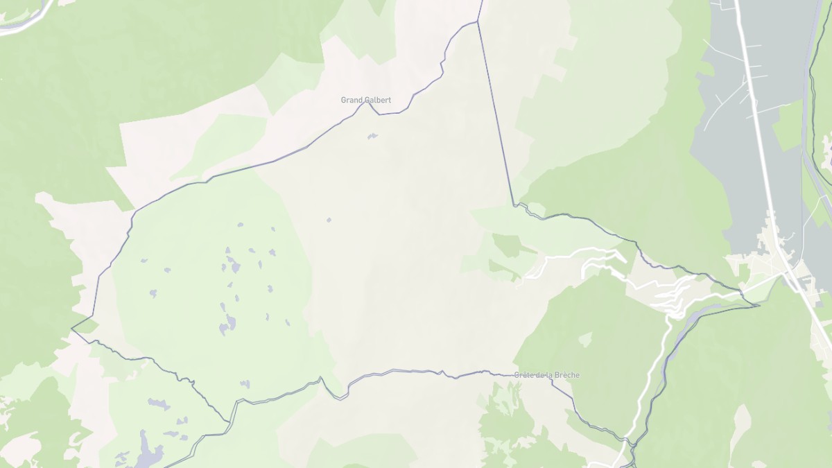 Aperçu cartographique de Oulles, centré sur la commune