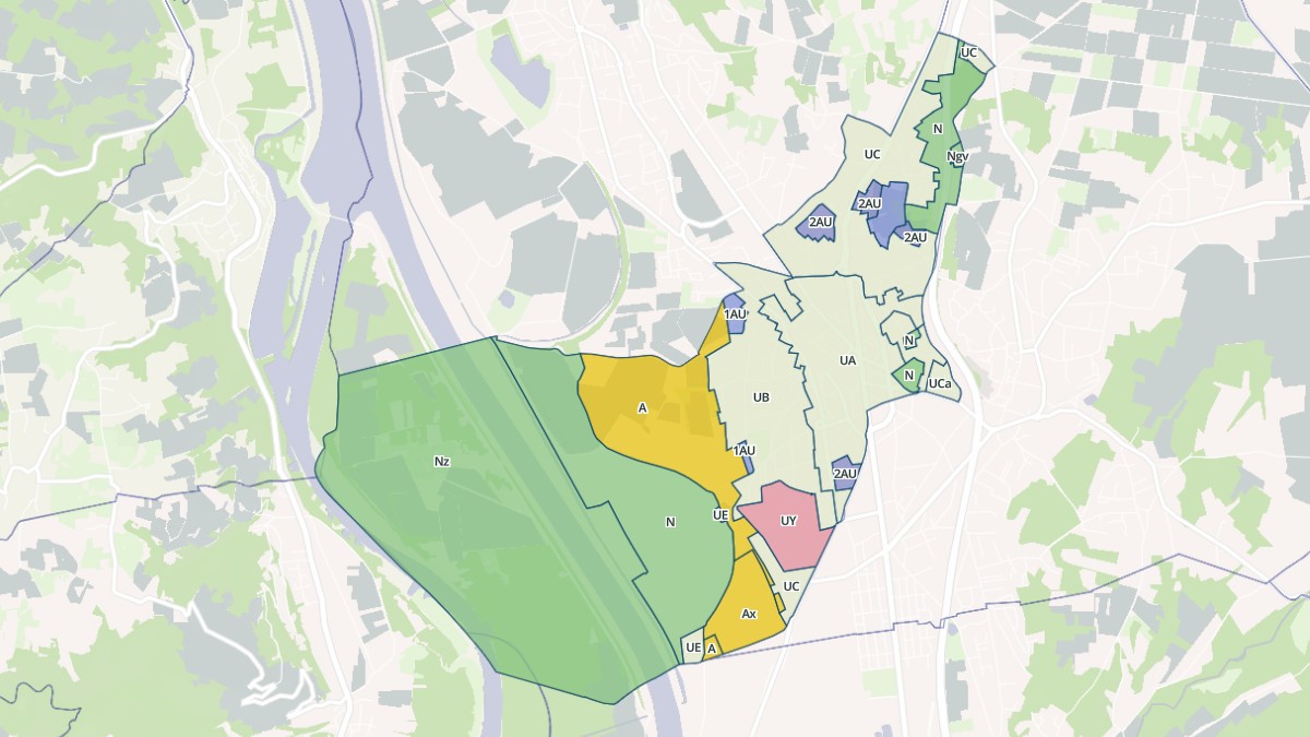 Aperçu cartographique de Le Péage-de-Roussillon, centré sur la commune