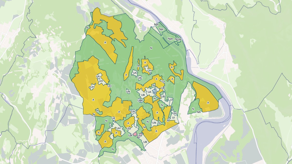 Aperçu cartographique de Porcieu-Amblagnieu, centré sur la commune