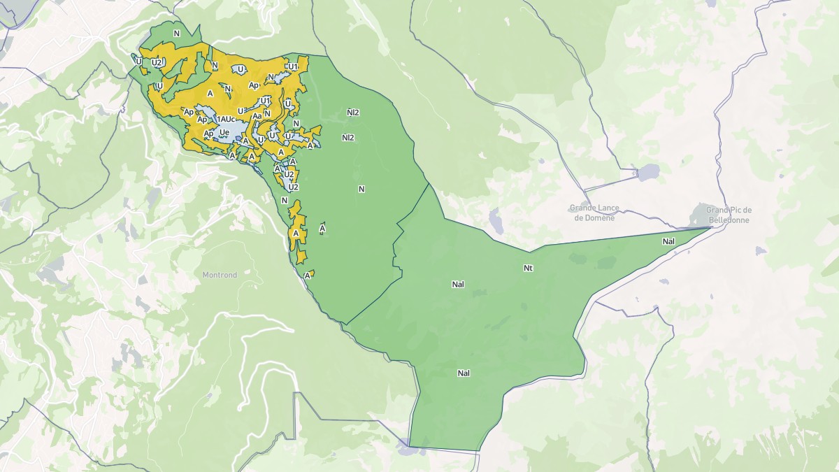 Aperçu cartographique de Revel, centré sur la commune